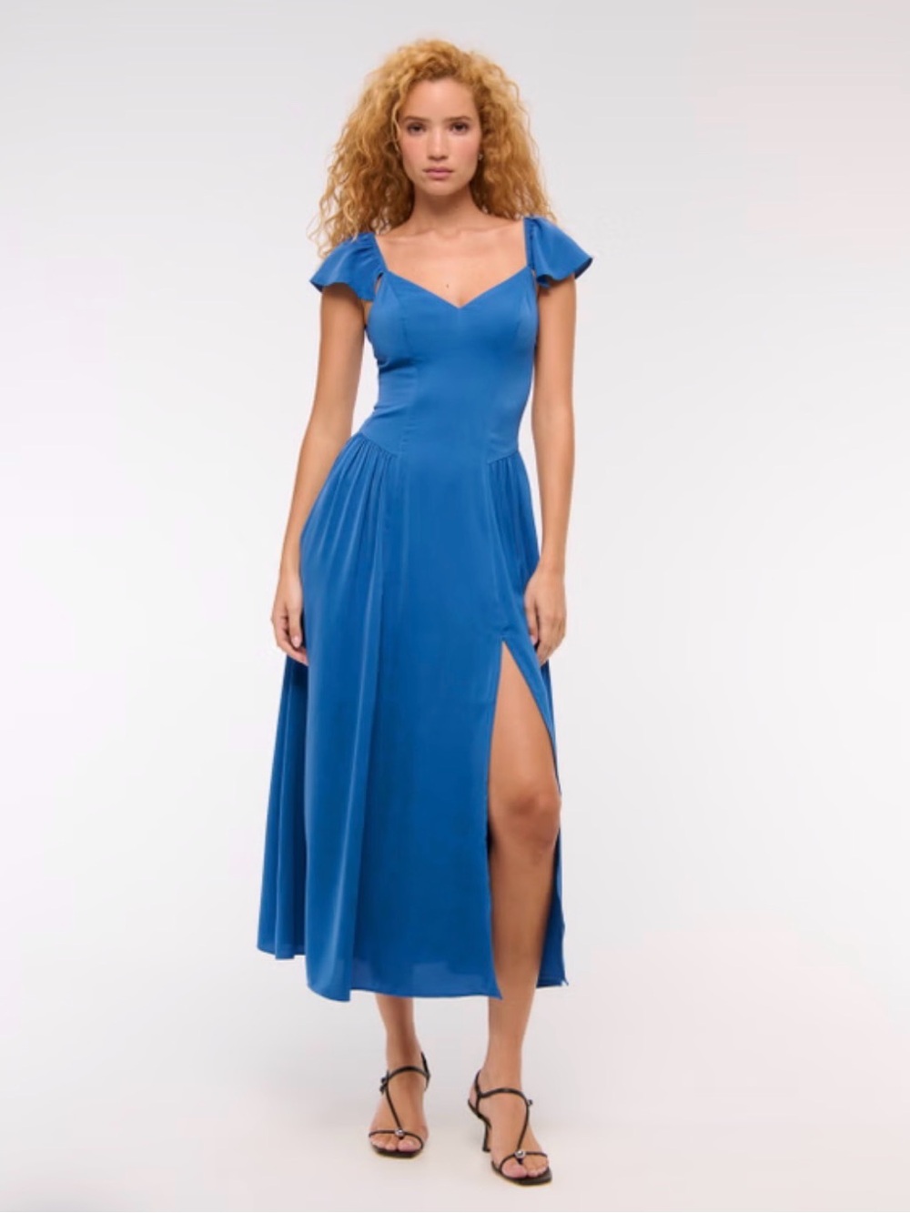 NWT Abercrombie & Fitch Women's
Flutter Sleeve Midi Dress